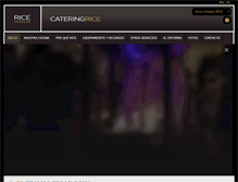 Tablet Screenshot of cateringriceburgos.com